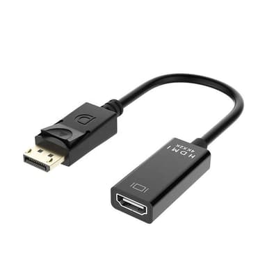 Alligevel defekt Problemer NÖRDIC Adapter DisplayPort 1.2 Mand til HDMI kvindelige 4K 30Hz Sort |  Elgiganten