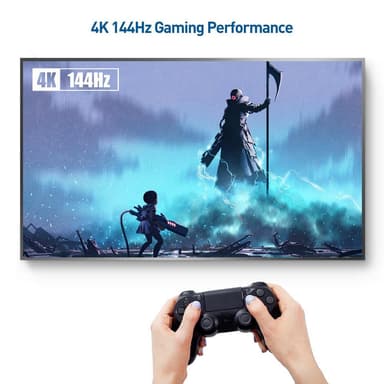 Cable Matters 3m Displayport til Displayport 1.4 kabel 8K i 60Hz 32.4Gbps 10-bit HDR