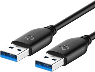 NÖRDIC kabel 50Cm USB3.1 A han til A han 5Gbps Super Speed ​​​​USB3.0