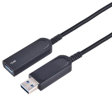 Forfærde reference uformel NÖRDIC 10m aktivt AOC fiberkabel 10Gbps USB 3.1 En han til USB3.1 En hun  USB 3.1 forlængerkabel | Elgiganten