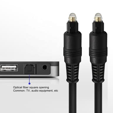 NÖRDIC Toslink Toslink digital fiberoptisk kabel 5m SPDIF kabel
