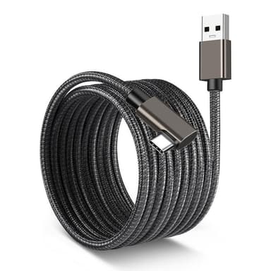 spyd Egenskab span NÖRDIC VR Link-kabel 3m USB3.2 Gen USB-C til A 5Gbps 3A hurtigopladning  Oculus Quest 2 Super Speed ​​​​USB | Elgiganten