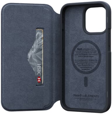 NJORD byELEMENTS iPhone 14/13 Pro Max MagSafe pungetui (sort)
