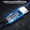 NÖRDIC 1m Thunderbolt 4 USB-C kabel 40Gbps 100W opladning 8K video kompatibel med USB 4 og Thunderbolt 3