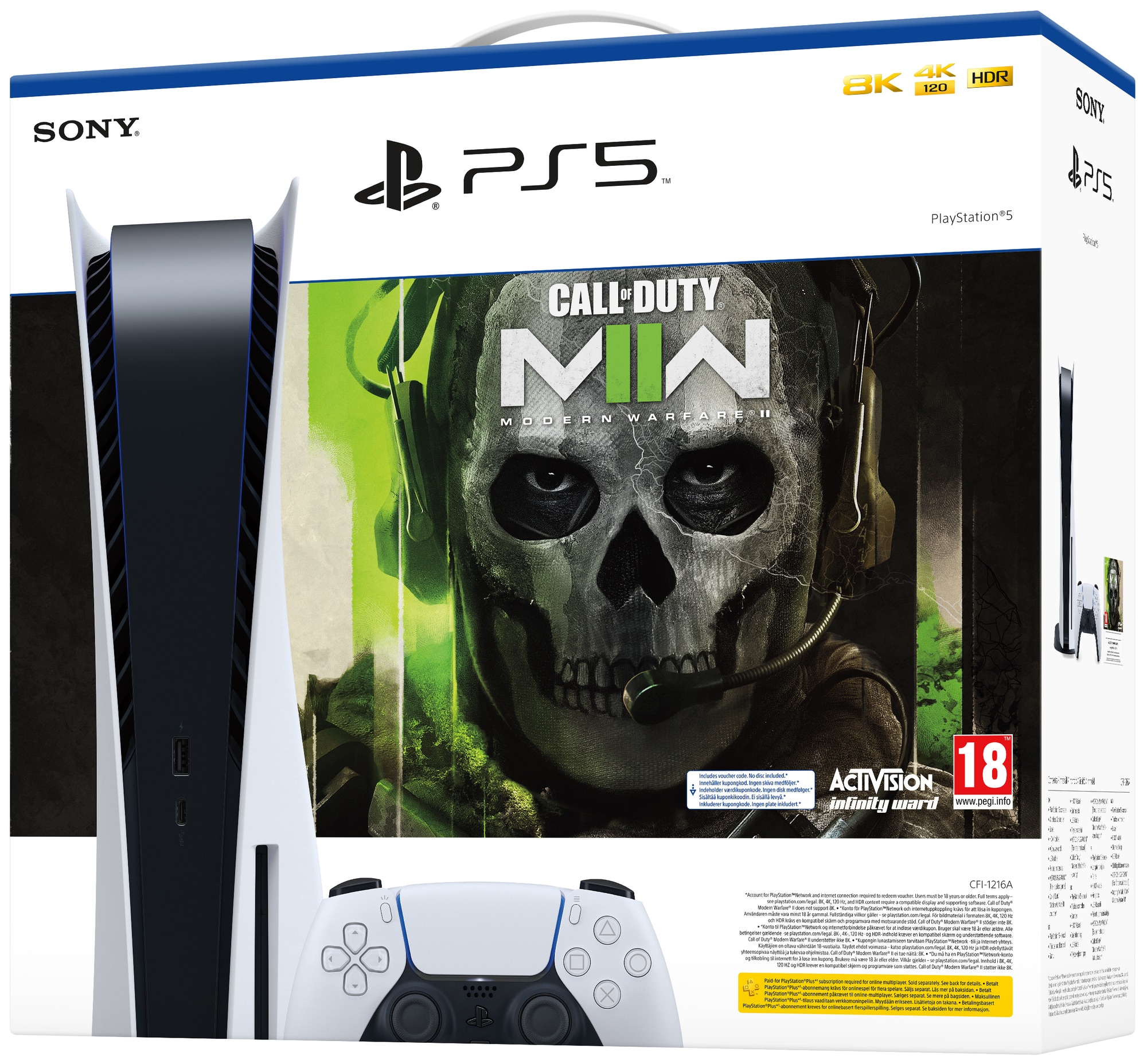 PlayStation 5 + COD MW2-pakke Elgiganten