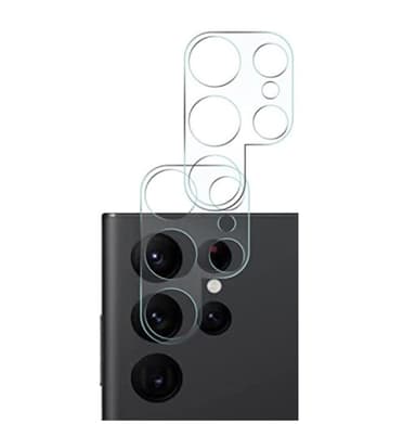 Samsung Galaxy S22 / S22 Plus telefon kamera linsebeskytter 2-pak Gennemsigtig