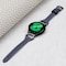 Samsung horn med diamant + T-format läderarmband Blå Galaxy Watch 4/5
