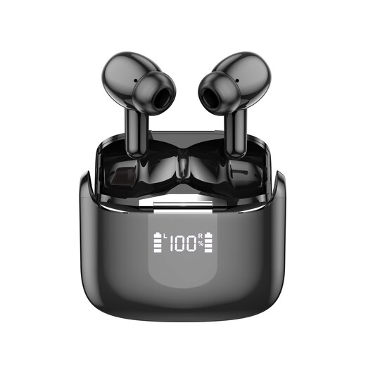 Trådløse øretelefoner Bluetooth 5.3 Sort