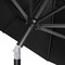 VONROC Parasol Rosolina 280x280cm Premium – Parasol sæt inkl. Beton parasolfod  - Antracit/sort - Inkl. Beskyttelsesovertræk.