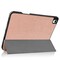 SKALO iPad Air (2020/2022) Trifold Flip Cover - Rosa guld