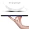 SKALO Samsung Tab S6 Lite Trifold Flip Cover - Mørkeblå