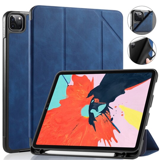 DG MING iPad Pro 11"" See Series Trifold Flip Cover - Blå