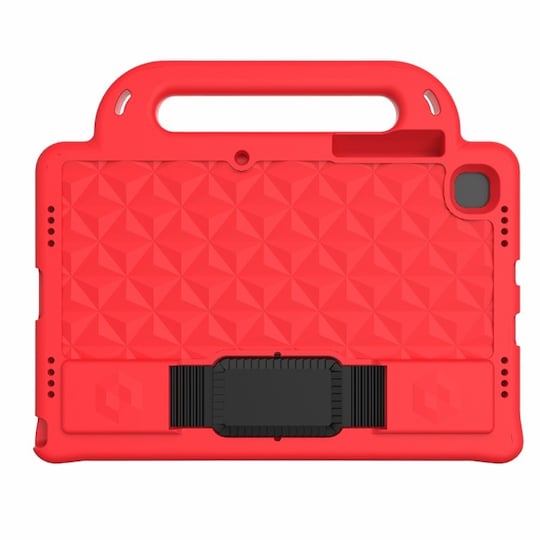 SKALO Samsung Tab S6 Lite Rhombus Cover med håndtag - Rød