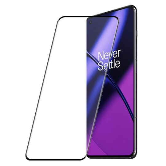 2-PAK SKALO OnePlus 11 5G FULL-FIT Hærdet Glas Skærmbeskyttelse