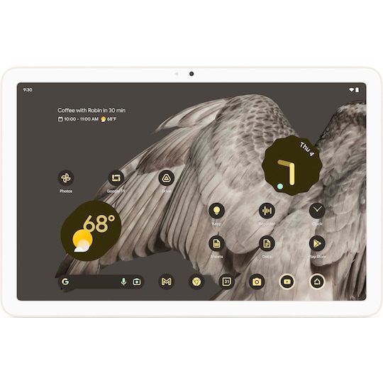Google Pixel Tablet 11" m/højtaler-opladningsdock 8/128GB (porcelain)