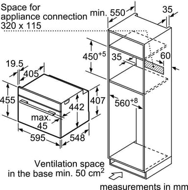 Bosch kompaktovn CMG633BW1