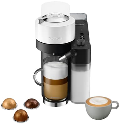 homoseksuel dilemma virkelighed Nespresso Vertuo Lattissima kaffemaskine fra Delonghi ENV300.W(hvid) |  Elgiganten