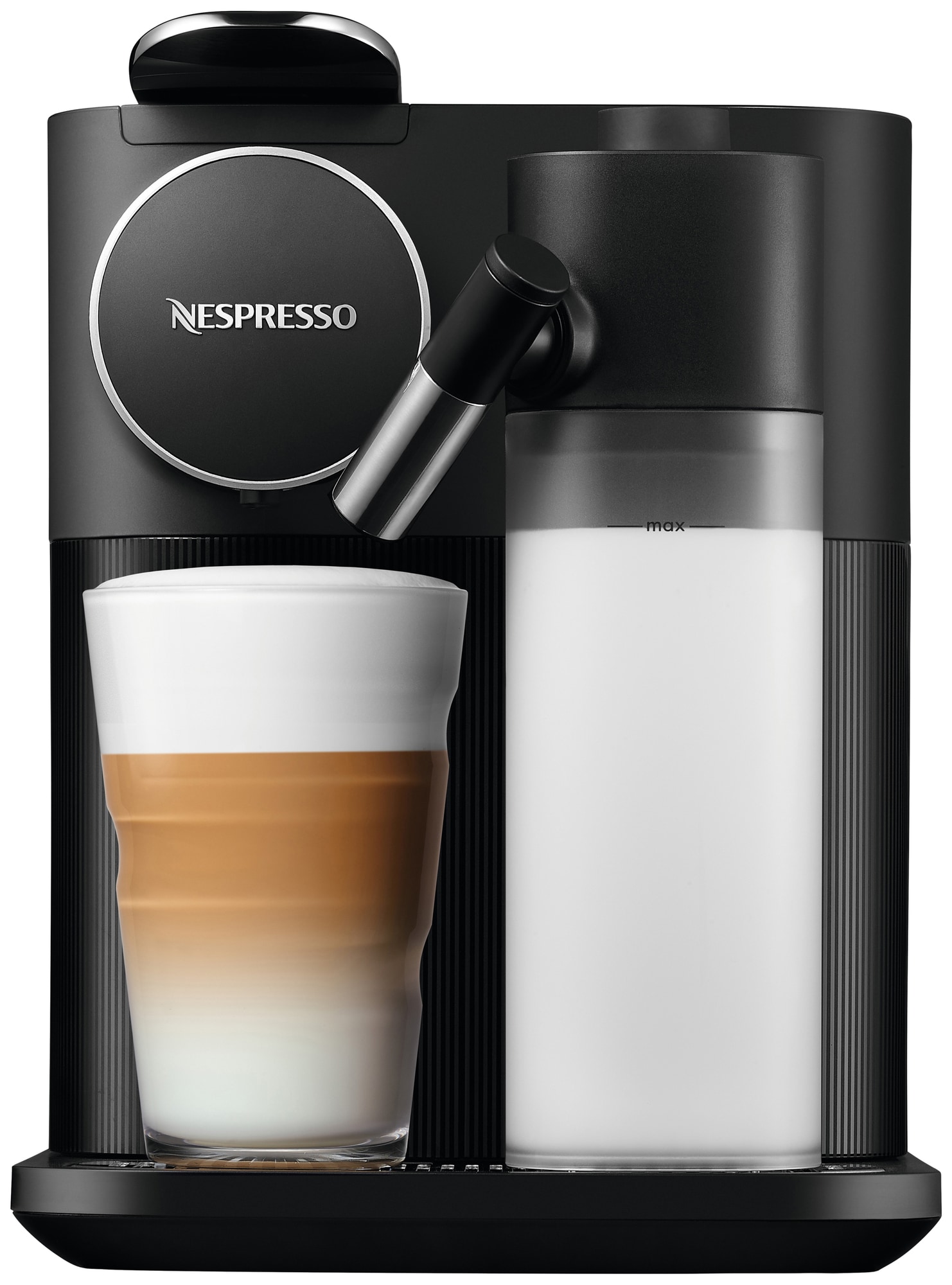 NESPRESSO® Lattissima-kaffemaskine fra DeLonghi, Sort Elgiganten
