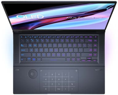 Asus ZenBook 16 Pro OLED UX7602 i9/32/1024 16" bærbar computer (Tech Black)