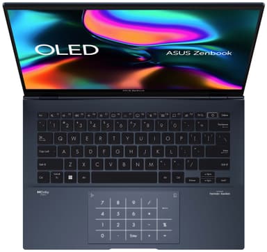 Asus ZenBook 14 OLED UX3402 i5/16/512 14" bærbar computer (Ponder Blue)