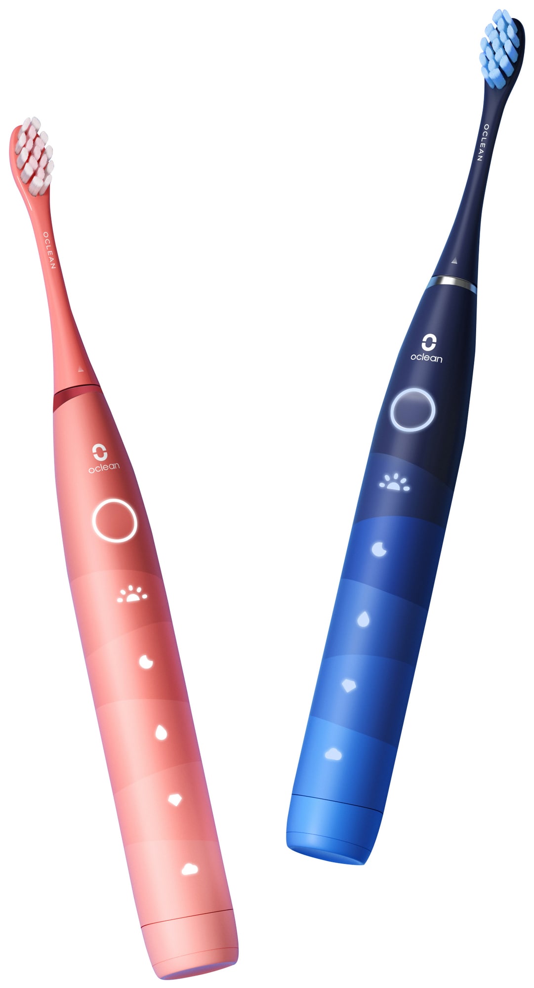 Oclean Find Duo Set elektrisk tandbørste 6830178 (pink & blå)