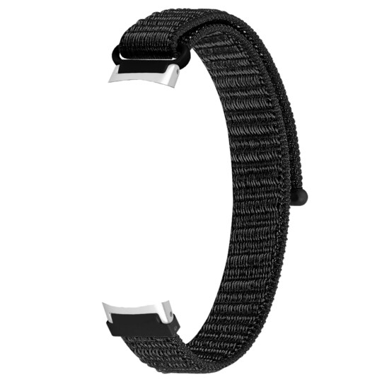 Urrem flettet nylon Sort Fitbit Inspire / 1 / 2 / 3