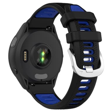 INF Urrem silikone Sort Garmin Forerunner 265 / 265 Music / 255 / 255 Music / Venu 2 / Vivoactive 4