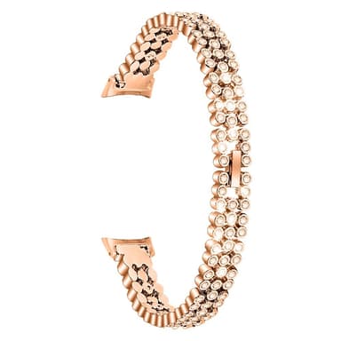 Bling klockband Rose guld Fitbit Inspire 3