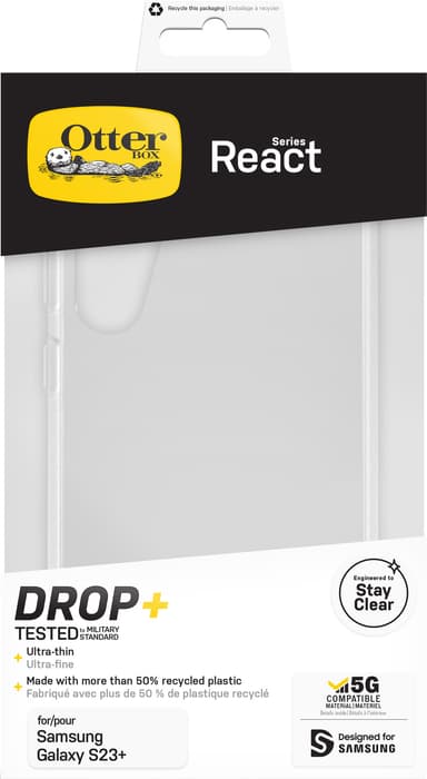 OtterBox React Samsung Galaxy S23+ cover