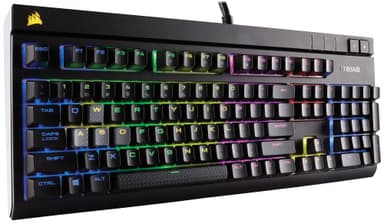 Corsair Strafe RGB Silent gaming tastatur - sort