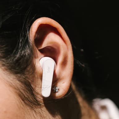 Jays t-Five True Wireless in-ear høretelefoner (hvid)