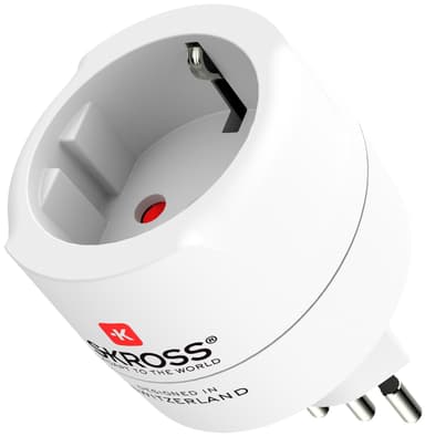 SKross Europa til Schweiz, Italien og Brasilien rejseadapter 3310226