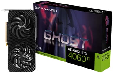 Gainward GeForce RTX 4060 Ti Ghost 8GB Gaming grafikkort