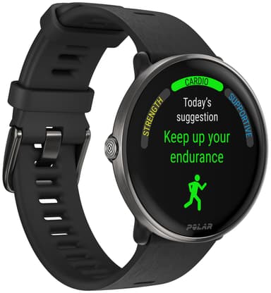 Polar Ignite 3 Titanium sportur S-L (sort)