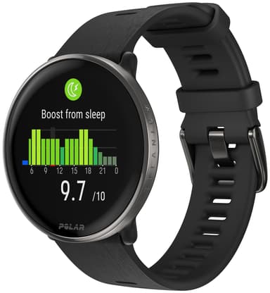 Polar Ignite 3 Titanium sportur S-L (sort)