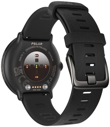 Polar Ignite 3 Titanium sportur S-L (sort)