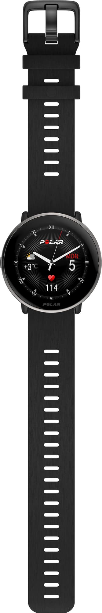Polar Ignite 3 Titanium sportur S-L (sort)