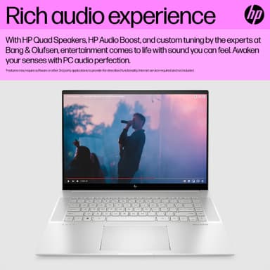 HP Envy 16 i7-13/32/1.000/A370M  bærbar computer (sølv)