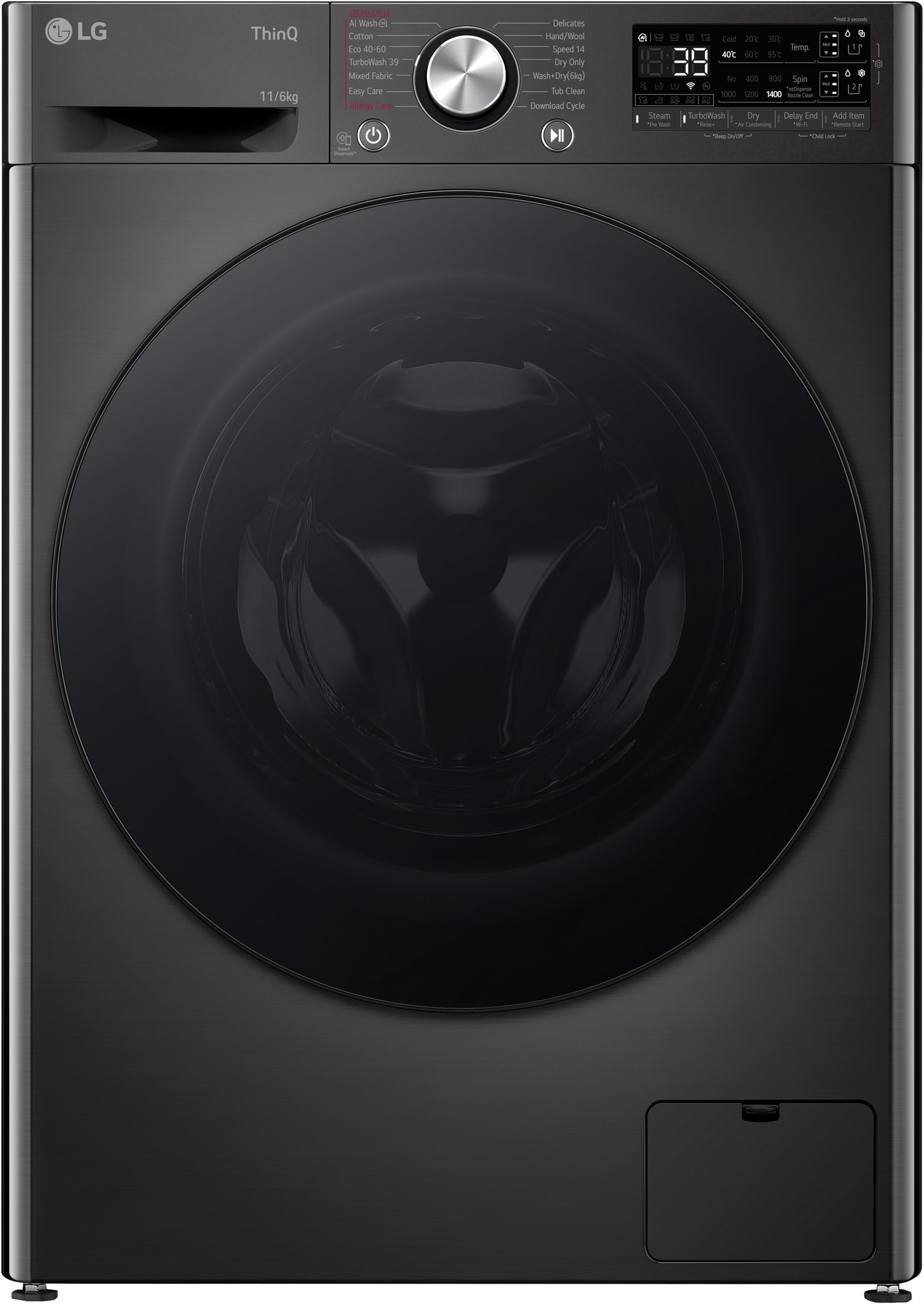 LG vaskemaskine/tørretumbler CV94E7S2QA thumbnail