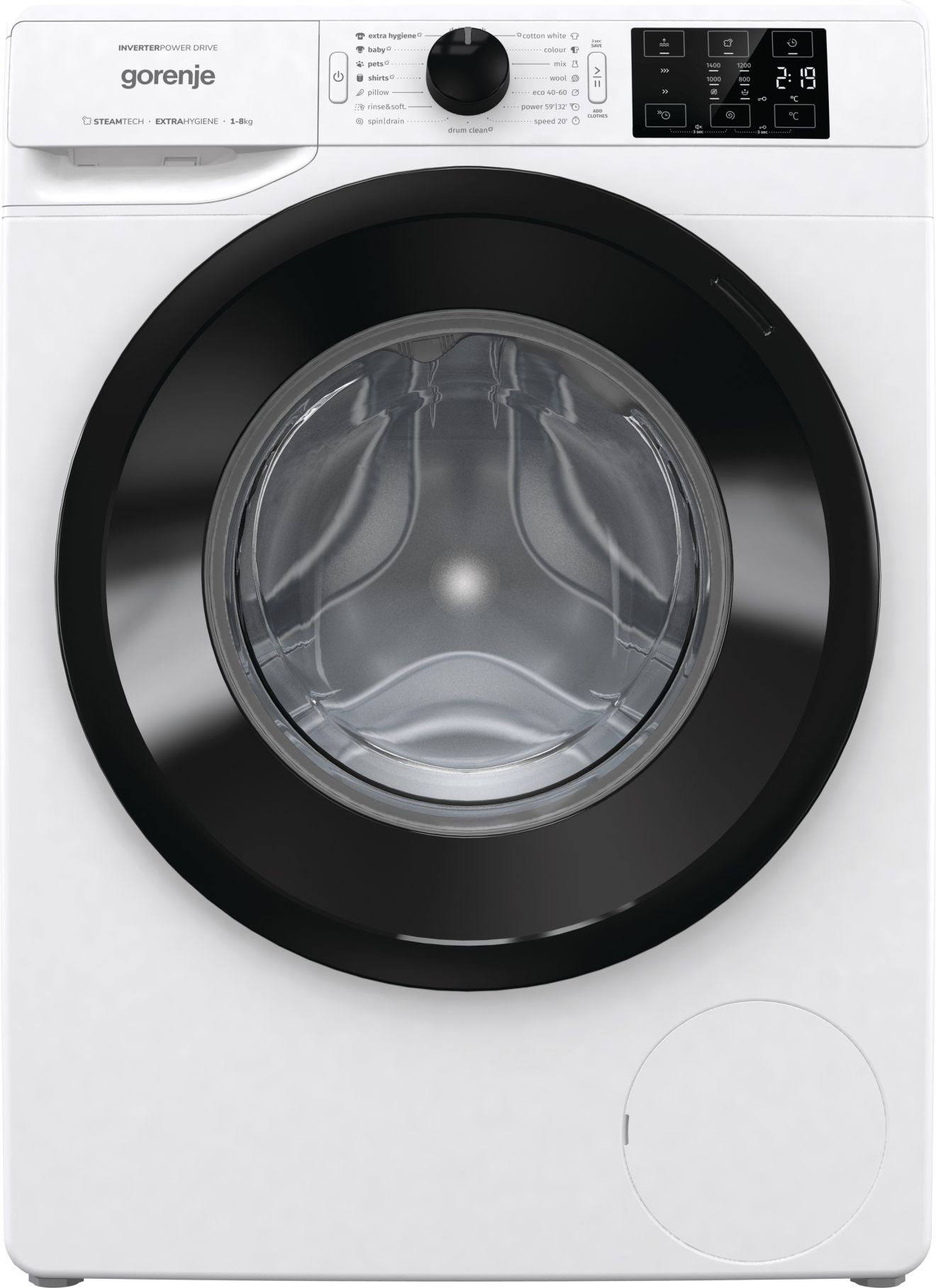 Gorenje Washing machine WNEI84AS (White)