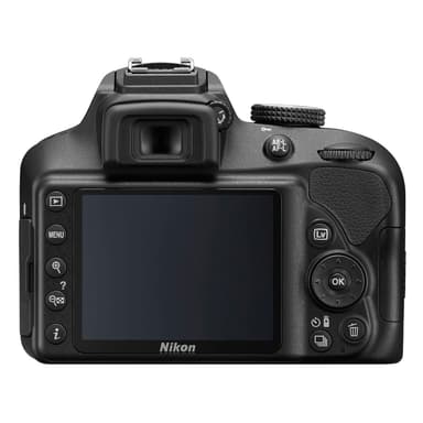 Nikon D3400 SLR kamera + 18-55 mm AF-P DX objektiv