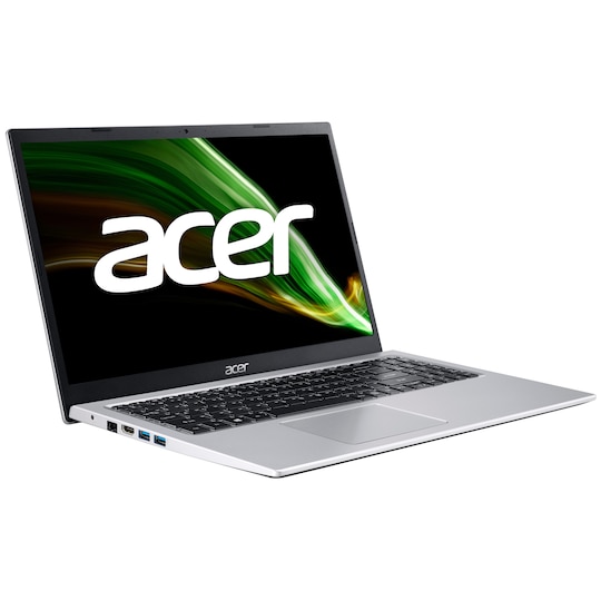 Acer Aspire 3 i7-11/16/512 15,6" bærbar computer (Pure Silver)