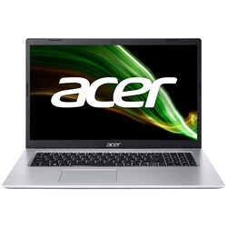 Acer Aspire 3 Cel/4/128 17,3" bærbar computer (Pure Silver)