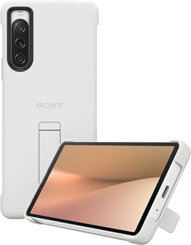 Sony Xperia 10 V bagcover (hvid)
