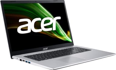 Acer Aspire 3 i5-11/8/512 17,3" bærbar computer (Pure Silver)