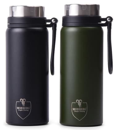 Morberg Orrefors Hunting Termosmugg 75cl, Svart