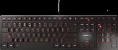 CHERRY KC 6000 SLIM tangentbord, SX-teknik, membran, scissor-brytare R