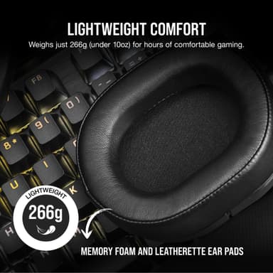 Corsair HS55 trådløst gaming-headset (sort)