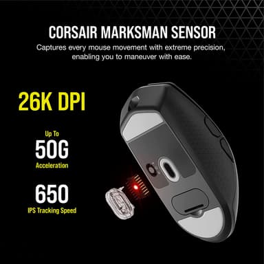 Corsair Katar Elite trådløs gaming-mus