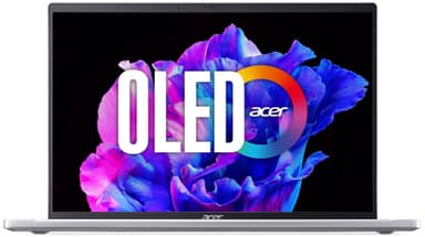 Acer Swift Go i7-13/16/1.024/OLED 14" bærbar computer (Pure Silver)